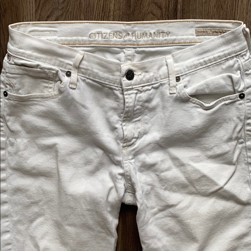 Citizens Of Humanity Thompson White Skinny Jeans - Picture 3 of 16